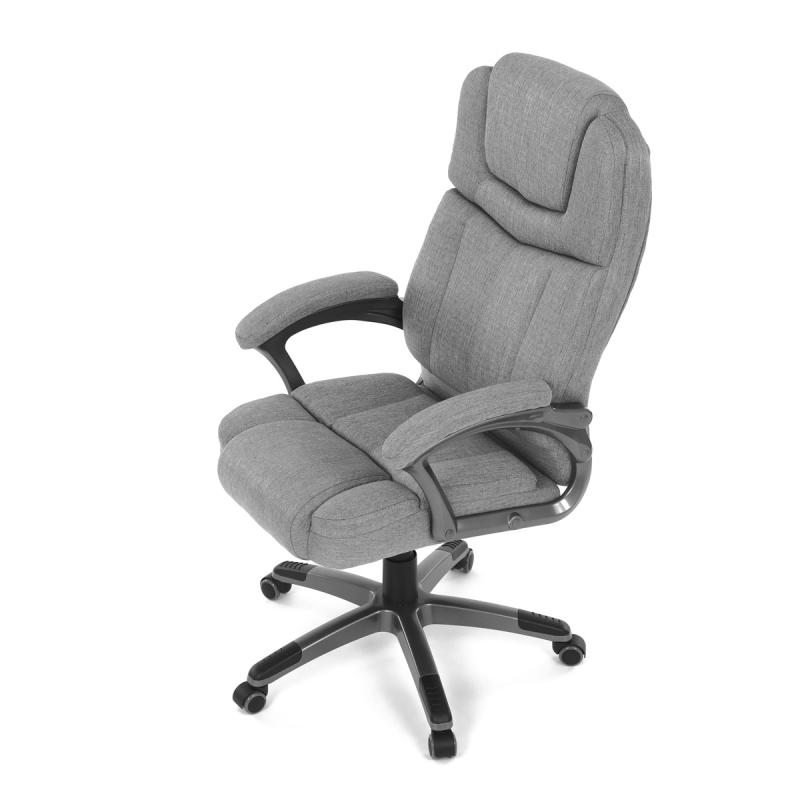 Kancelářské křeslo, houpací mechanismus, šedá látka, KA-C715 GREY2 8