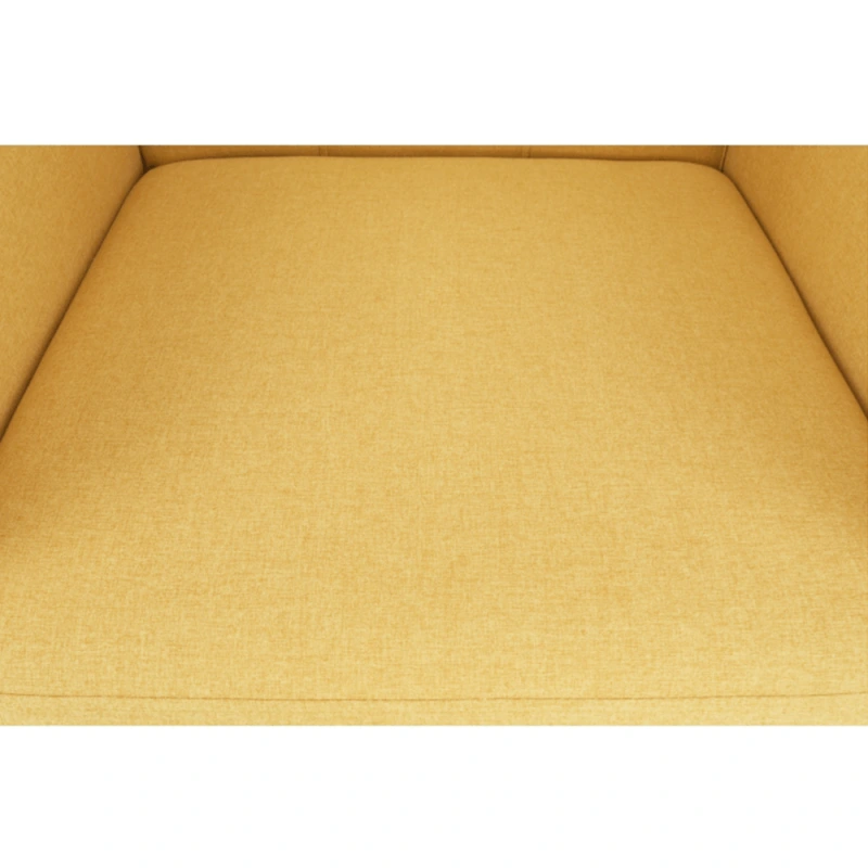 Celočalúnené kreslo, horčicová látka, AMEDIA 8