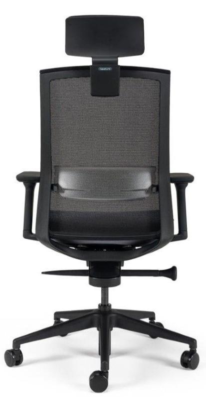 BESTUHL Kancelárska stolička S27 BLACK šedá