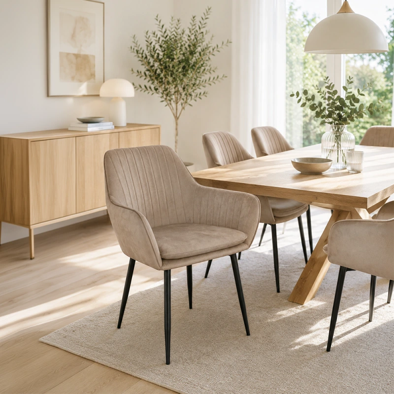 Dizajnové kreslo, sivohnedá Taupe Velvet látka, ZIRKON NEW 3