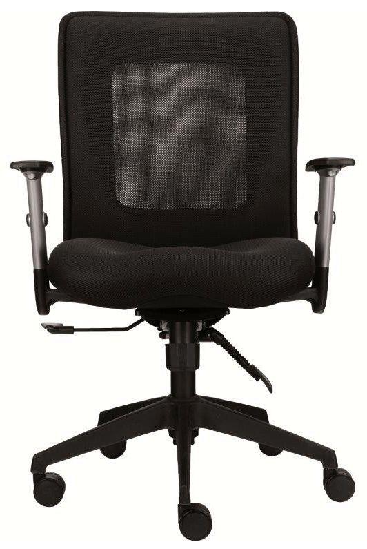 ALBA Kancelárska stolička LEXA čierna