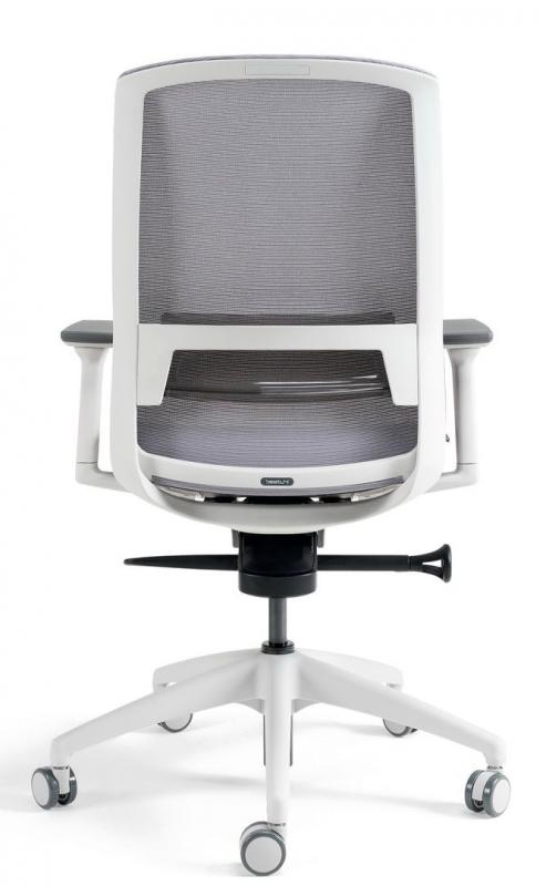 BESTUHL Kancelárska stolička J17 WHITE BP sivá