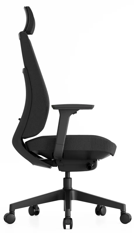 OFFICE MORE Kancelárska stolička K50 BLACK čierna