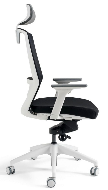 BESTUHL Kancelárska stolička J17 WHITE SP čierna 1