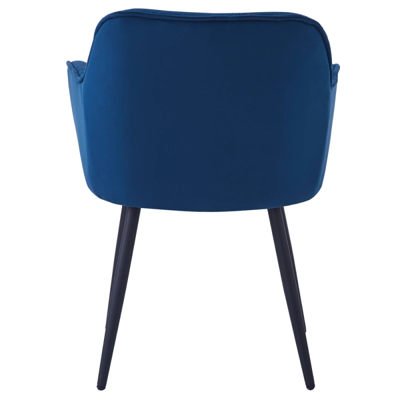 Dizajnové kreslo, modrá Velvet látka, FEDRIS NEW 3