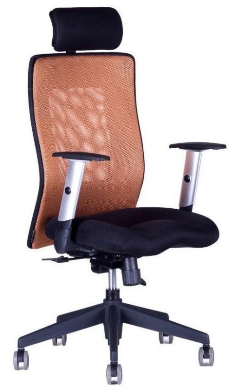 OFFICE PRO Kancelárska stolička CALYPSO XL SP1 hnedá