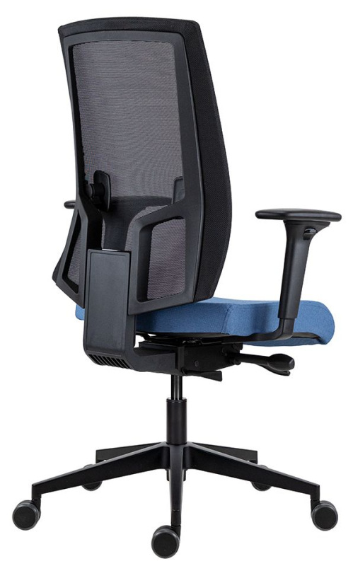 Kancelárska stolička 2900 SYN SL LAPEL BLACK WHITE čalúnenie BLOOM MEDITAP koženka 2