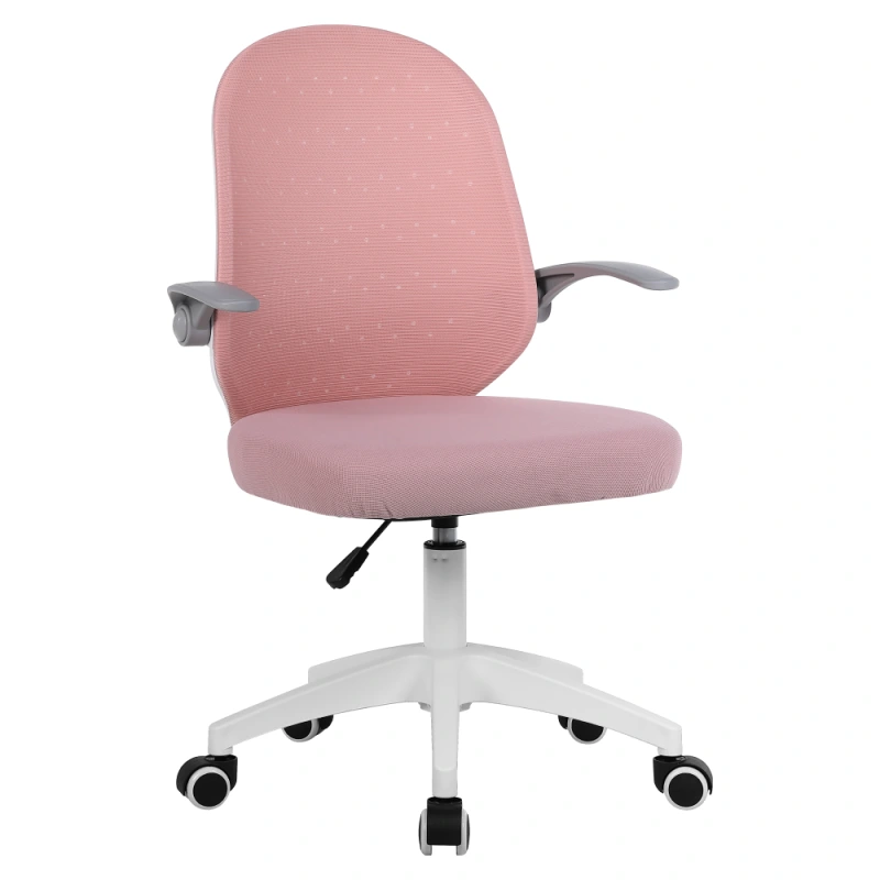 Kancelárske kreslo, ružová/biela, PASTURA
