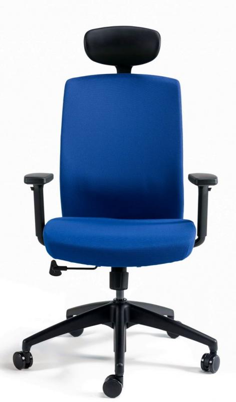 OFFICE PRO bestuhl Kancelárska stolička J2 ECO BLACK SP modrá