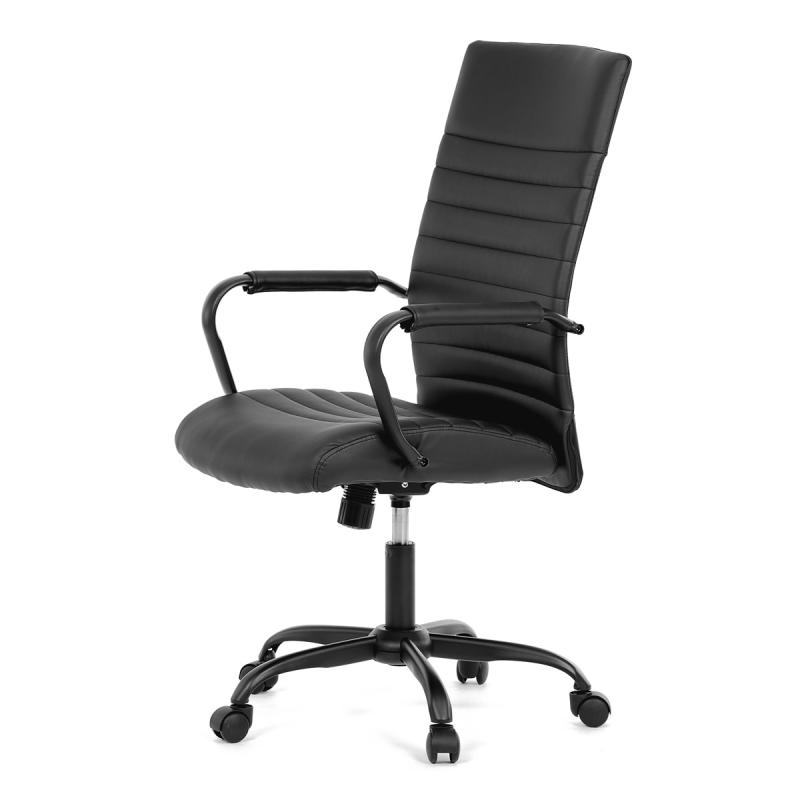 Kancelárska stolička KA-V306 BK čierna ekokoža