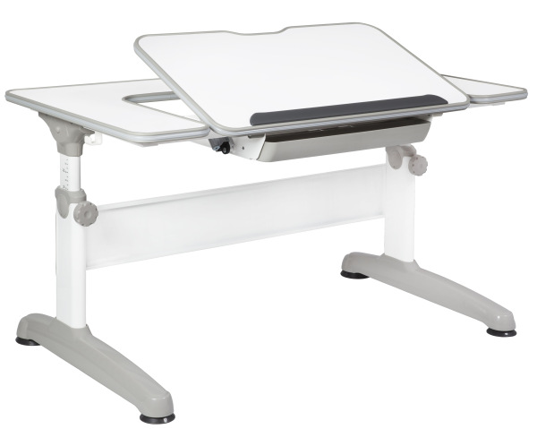 MAYER Set Rastúci stôl UNIQ 32U1 dekor biely + stolička MyChamp 1