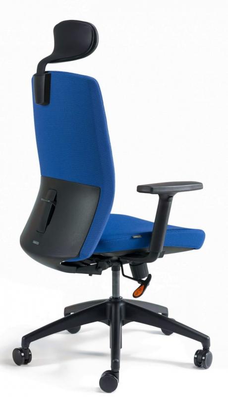 OFFICE PRO bestuhl Kancelárska stolička J2 ECO BLACK SP modrá