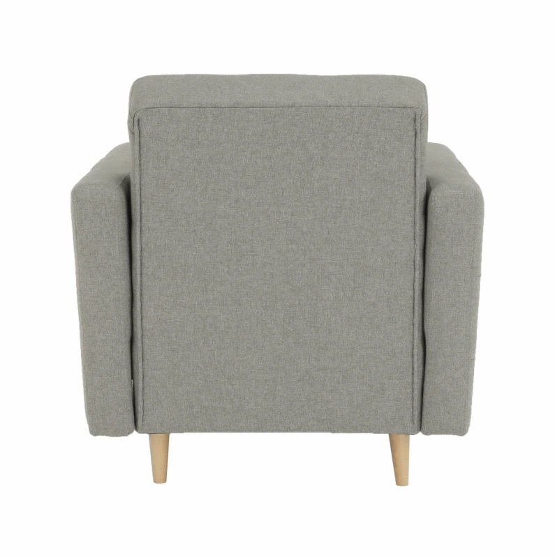 Celočalúnené kreslo, sivá látka, AMEDIA 3