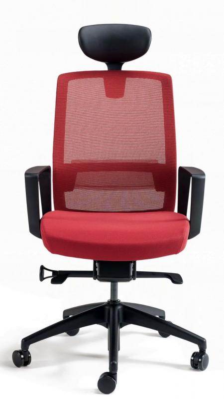 BESTUHL Kancelárska stolička J17 BLACK SP červená
