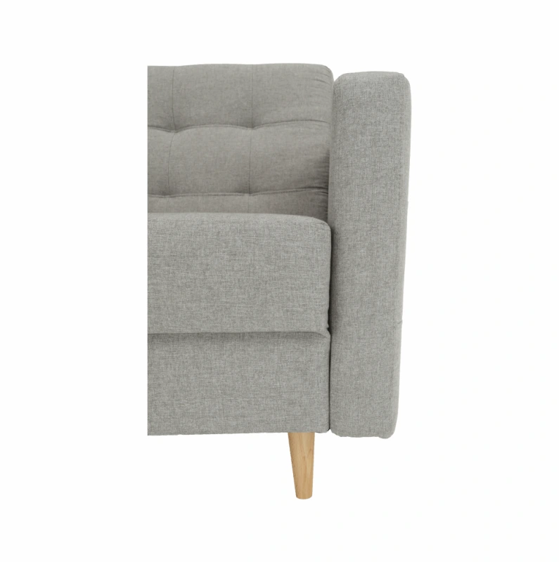 Celočalúnené kreslo, sivá látka, AMEDIA 1