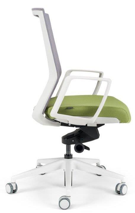 BESTUHL Kancelárska stolička S27 WHITE zelená