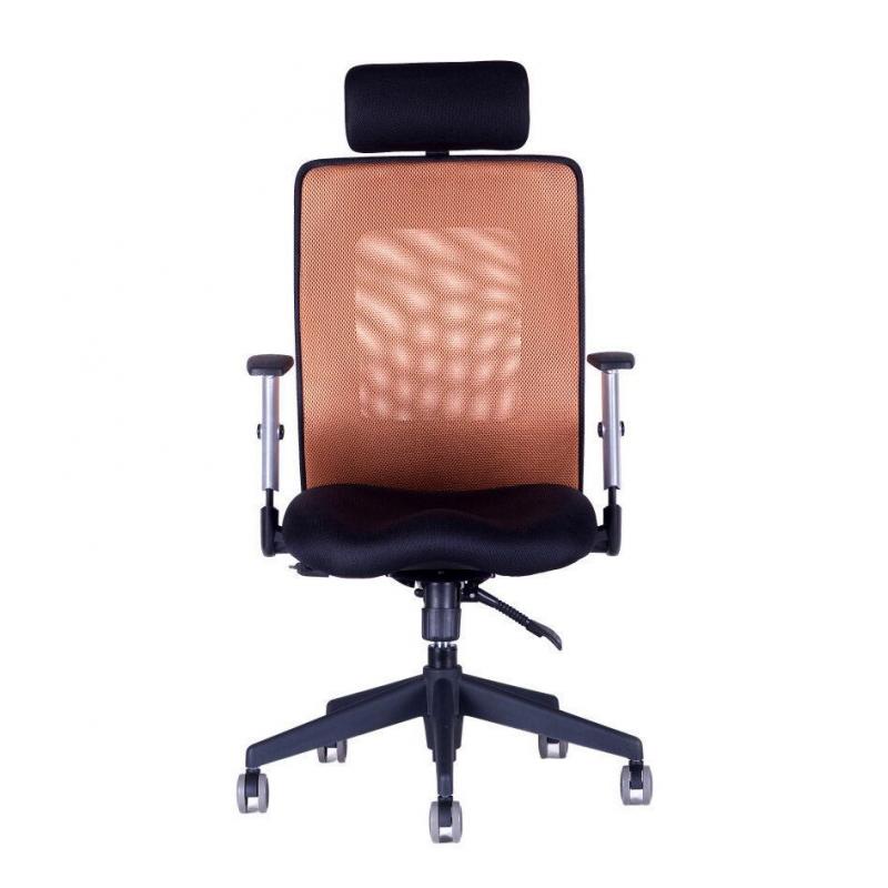 OFFICE PRO Kancelárska stolička CALYPSO XL SP1 hnedá