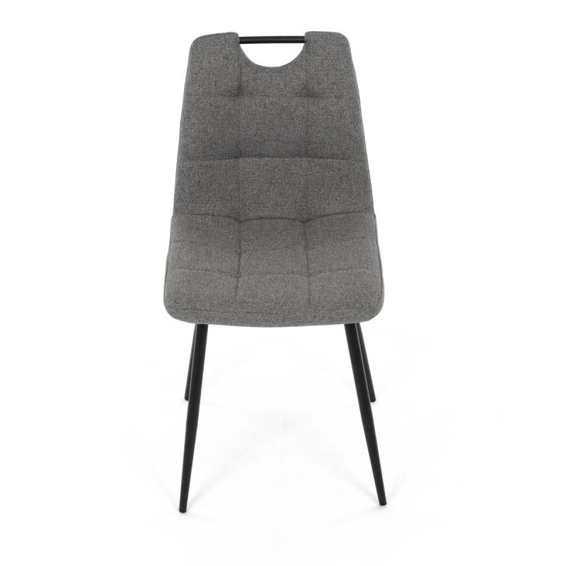 Jídelní židle, šedá, hladká látka, DCL-V2017 GREY2 7