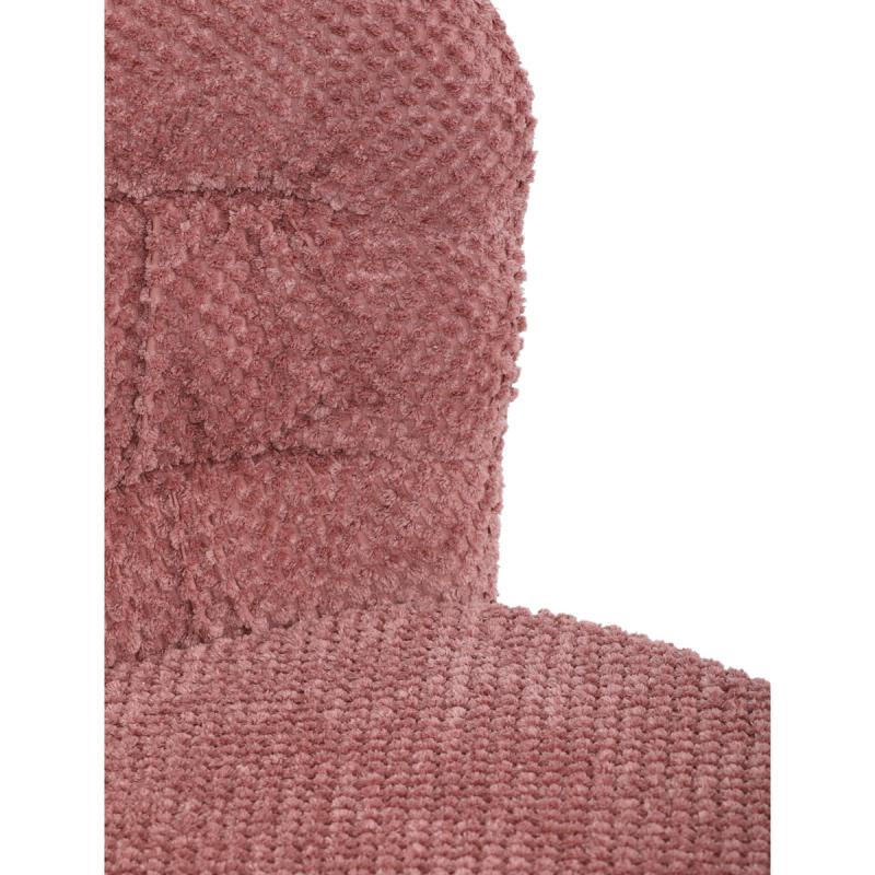 Jídelní židle, růžová, látka bouclé, CT-W1077 PINK2 15