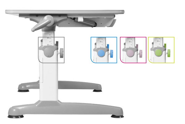 MAYER Set Rastúci stôl UNIQ 32U1 dekor biely + stolička MyChamp 5