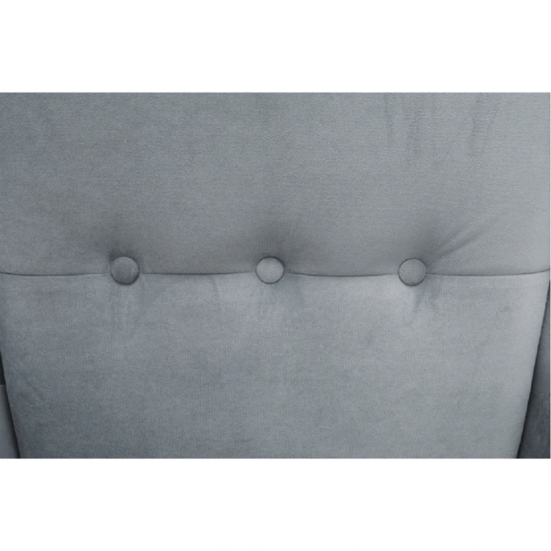 Kreslo ušiak, svetlosivá/biela, RUFINO 3 NEW 3