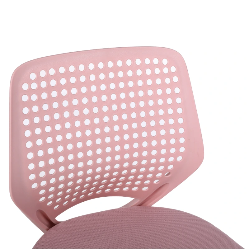 Otočná stolička, ružová/biela, SATOZ 6