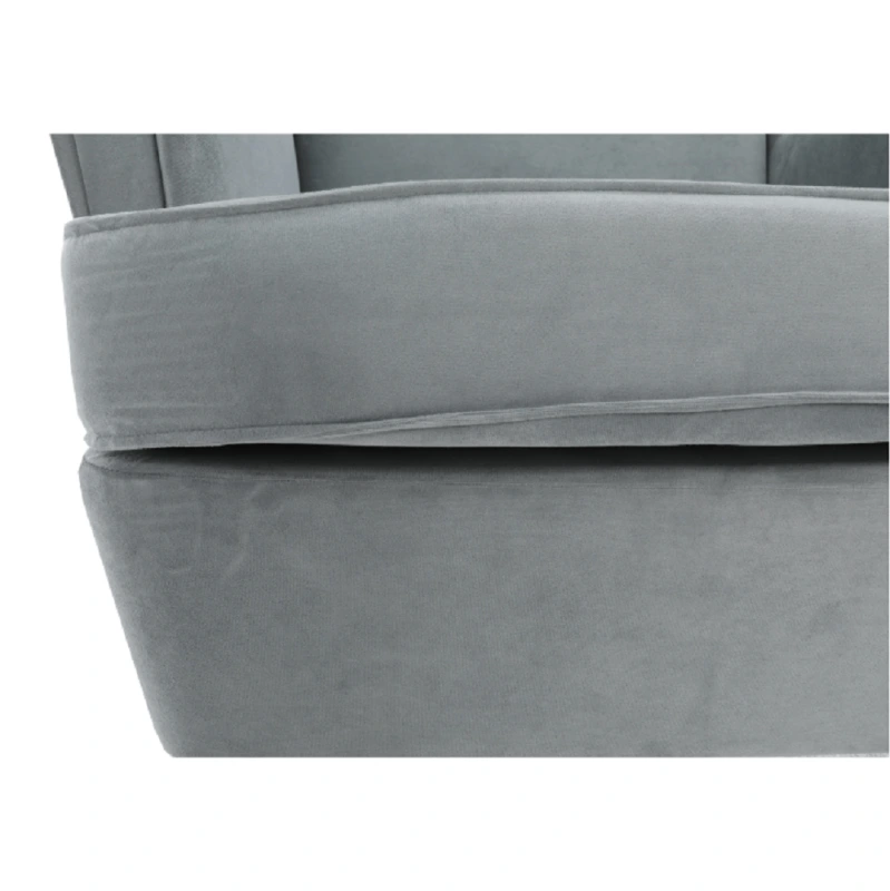 Kreslo ušiak, svetlosivá/biela, RUFINO 3 NEW 8