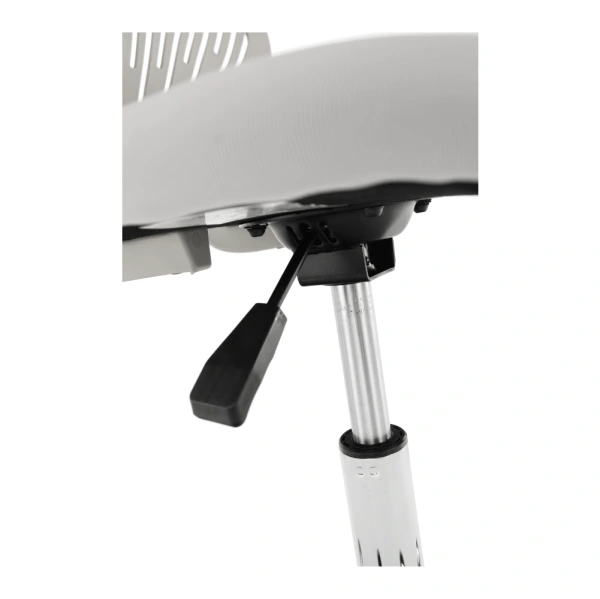 Otočná stolička, sivá/chróm, SELVA 3