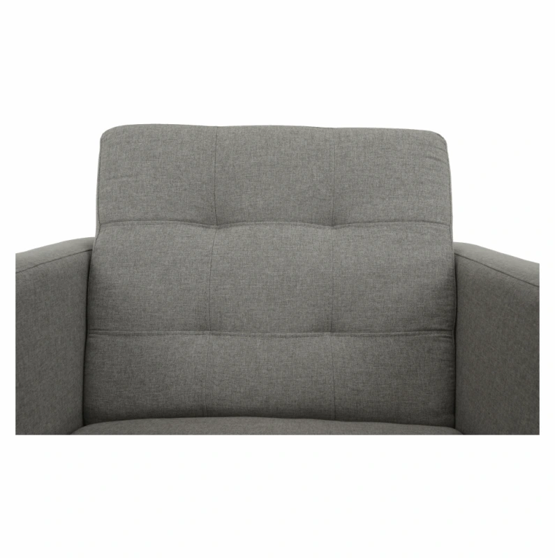 Celočalúnené kreslo, sivá látka, AMEDIA 10