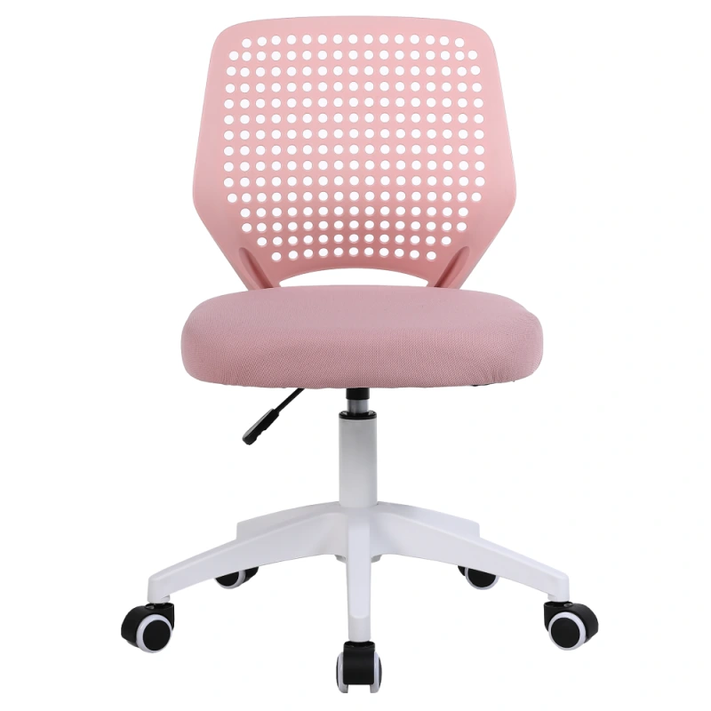 Otočná stolička, ružová/biela, SATOZ 1