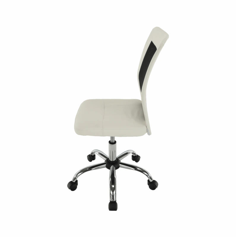 Kancelárske kreslo, čierna/biela, IDOR NEW 16