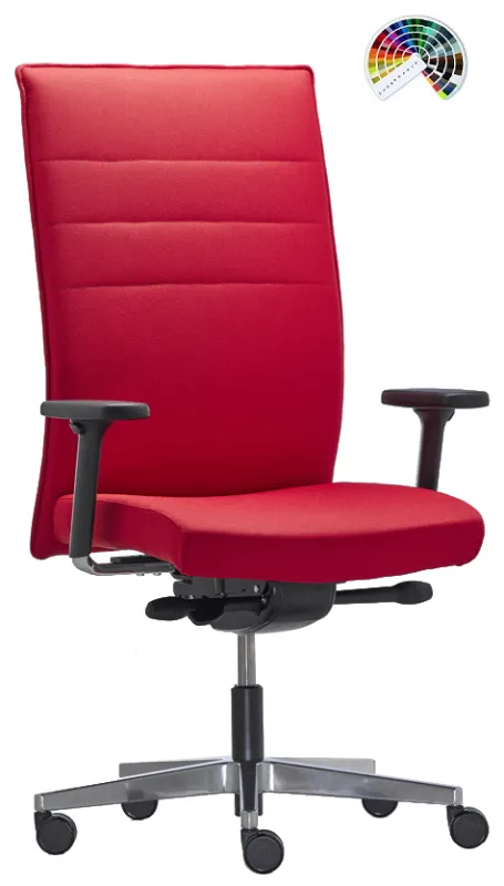 RIM Záťažová kancelárska stolička FUTURA 150 FU 3121 čalúnenie SILVERTEX koženka