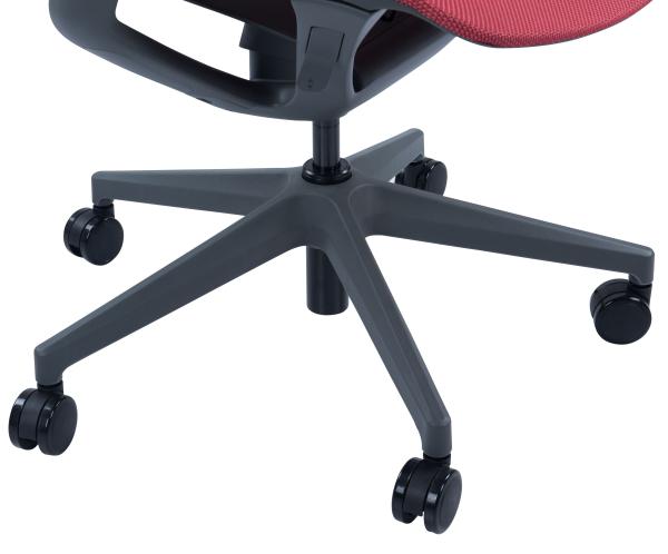 OFFICE MORE Kancelárska stolička C-BON DARK RED červená