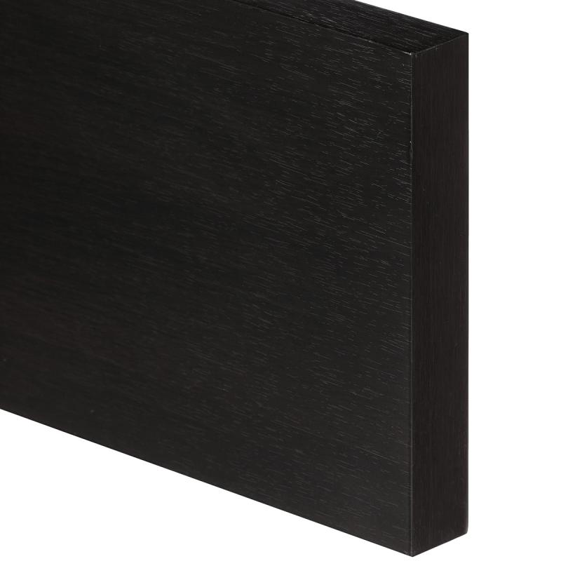Polička nástenná 80 cm, MDF, 3D dekor wenge, baleno v ochranej fólii - P-005 BK (WAL) 1