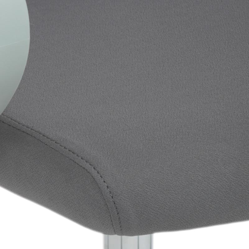 Kancelářská židle, houpací mechanismus, šedá látka, KA-S425 GREY 1