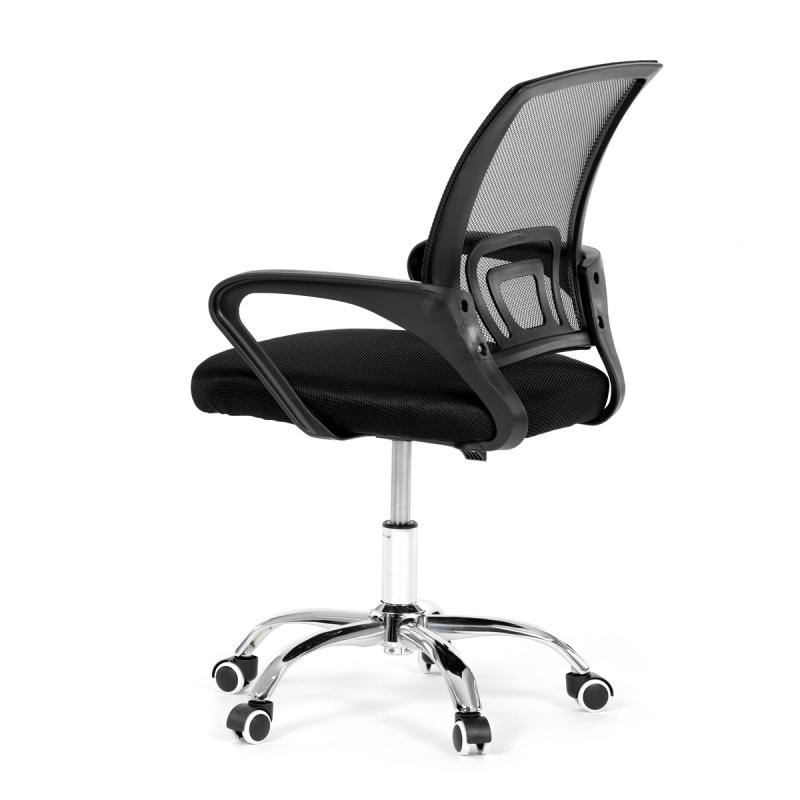 Dětská židle, houpací mechanismus, černá síťovina, KA-L103 BK 3