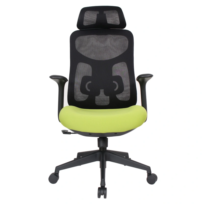 Kancelárske kreslo, zelená/čierna, SULIVAN 1