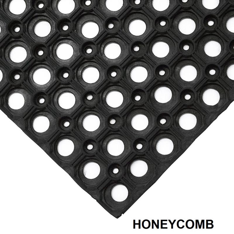 COBA Vstupná čistiaca rohož RINGMAT HONEYCOMB OCTOMAT 40x60 cm čierna