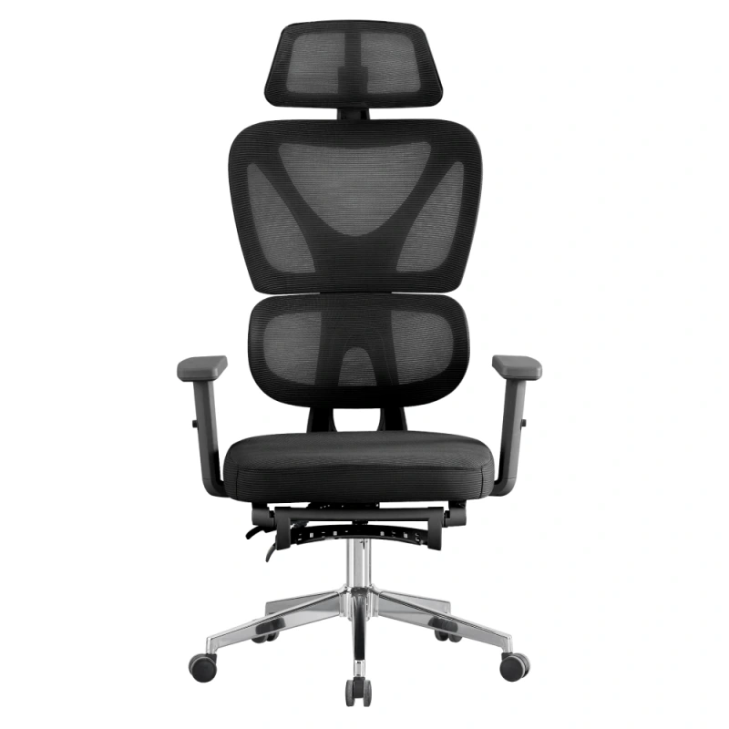 Kancelárske kreslo, čierna/chróm, DEMOS 1