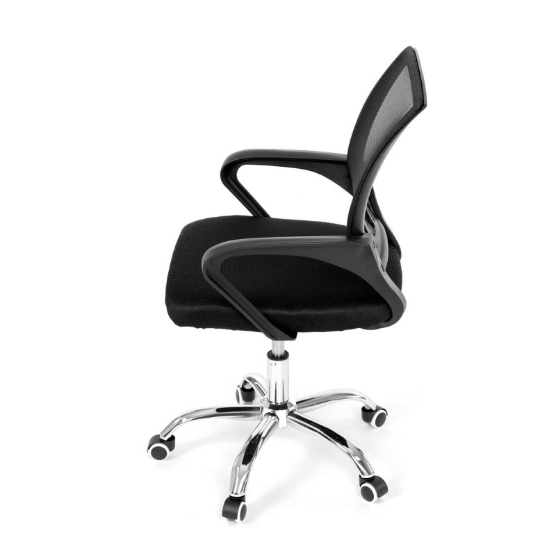 Dětská židle, houpací mechanismus, černá síťovina, KA-L103 BK 8