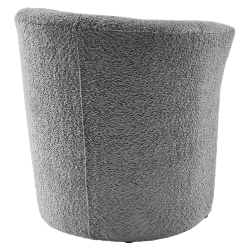 Klubové kreslo, sivá látka Coral, CUBA 9