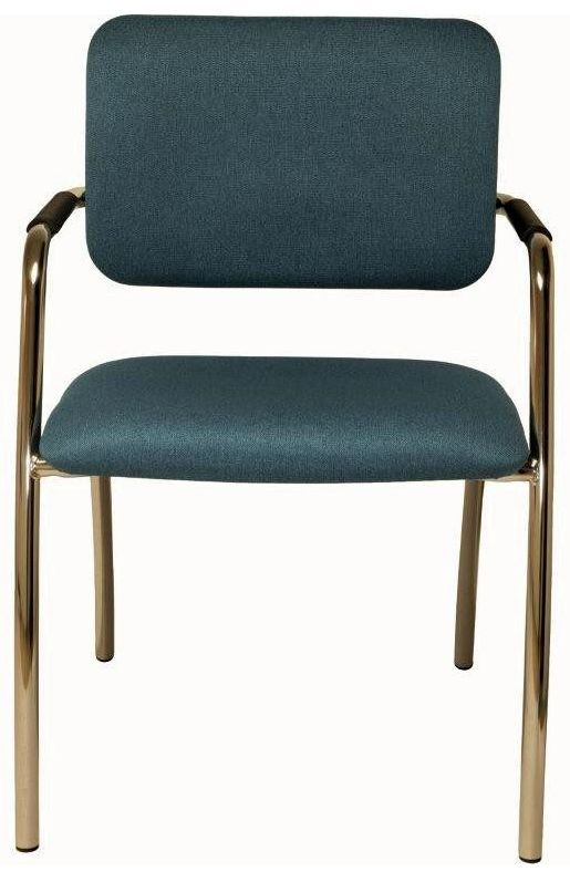 Konferenčná rokovacia stolička OLYMP čalúnenie KOŽENKA Valencia, Silvertex 16