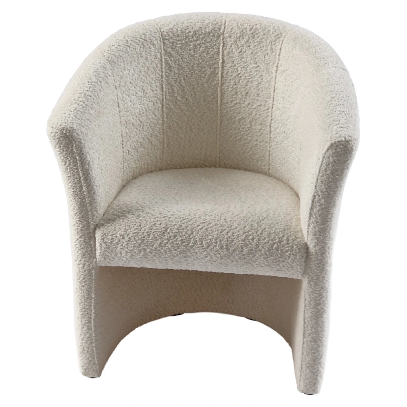 Klubové kreslo, smotanová látka Coral, CUBA 9