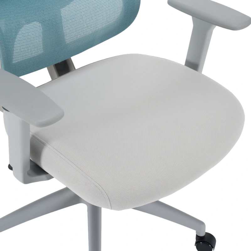 Kancelárske kreslo, neomint/svetlosivá/sivá, ERMEN 8