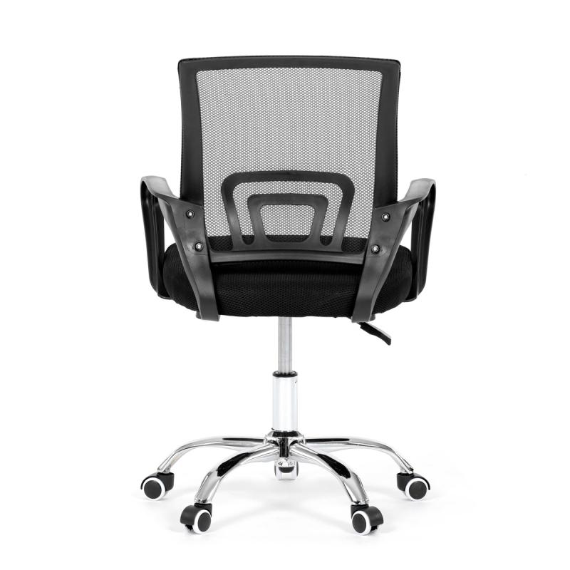 Dětská židle, houpací mechanismus, černá síťovina, KA-L103 BK 4