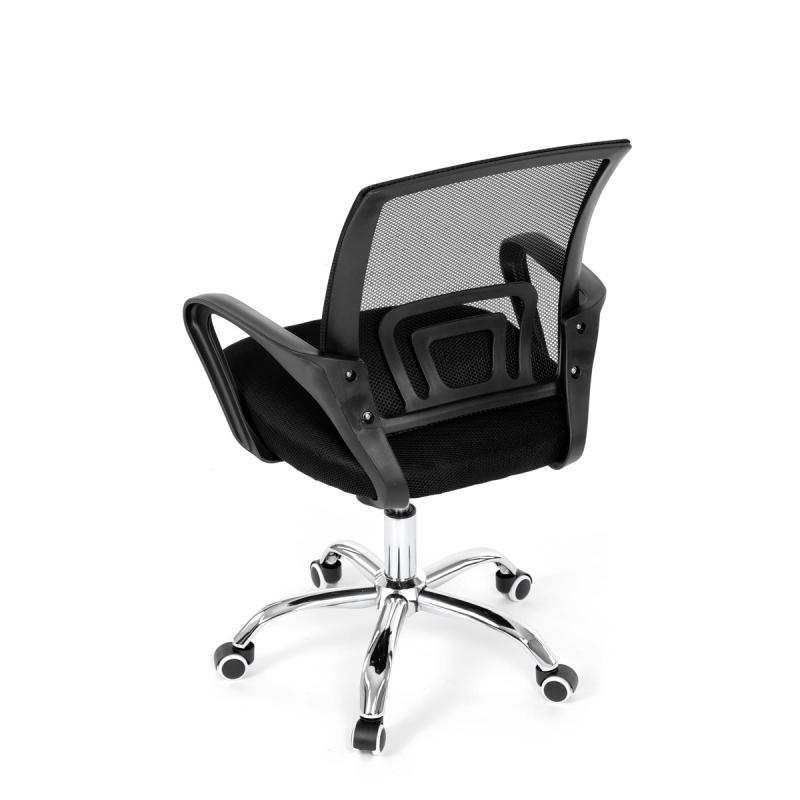 Dětská židle, houpací mechanismus, černá síťovina, KA-L103 BK 9