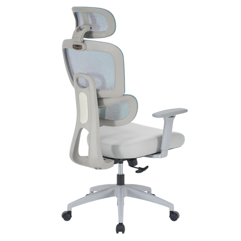 Kancelárske kreslo, neomint/svetlosivá/sivá, ERMEN 17