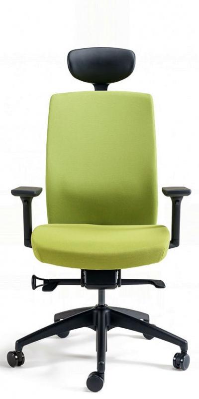 OFFICE PRO bestuhl Kancelárska stolička J2 BLACK SP zelená