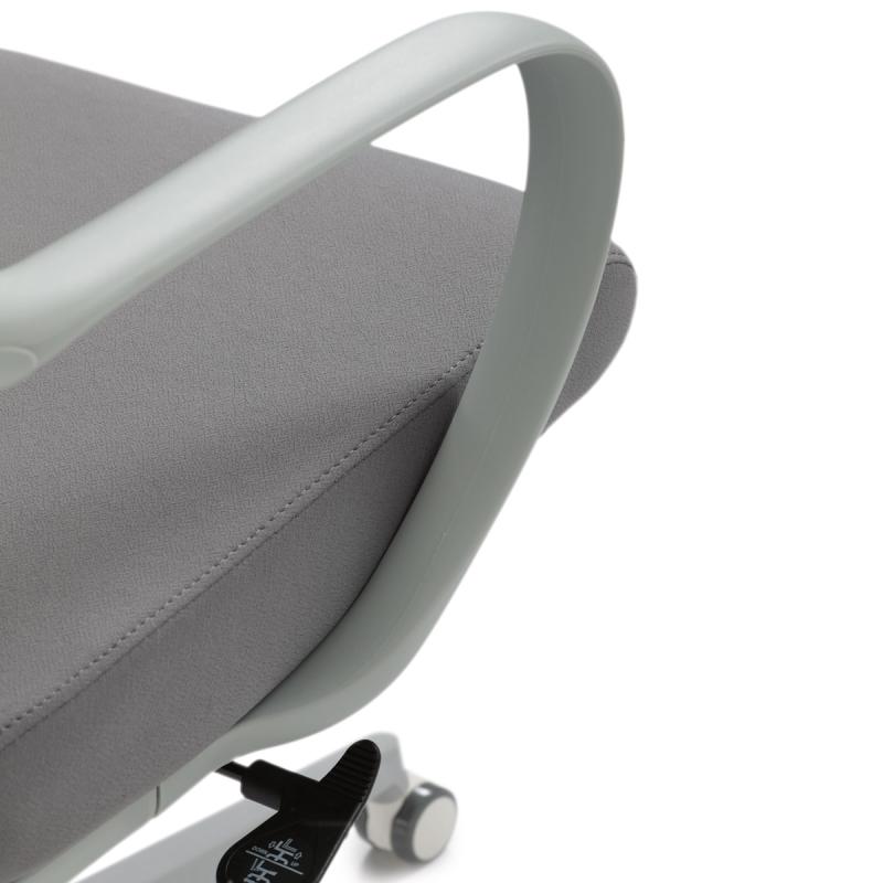 Kancelářská židle, houpací mechanismus, šedá látka, KA-S425 GREY 3