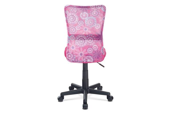 Kancelárska kids stolička KA-2325 PINK, ružová mesh